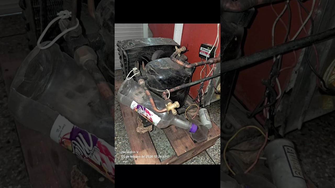 Instalación de unidad condensadora 