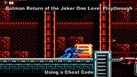 Batman Return of the Joker One Level Playthrough using a Nes Cheat Code :D #Nintendo #NES #Sub #Like