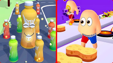 crushy fingers vs Juice Run All Levels Walkthrough (iOS,Android) Gameplay