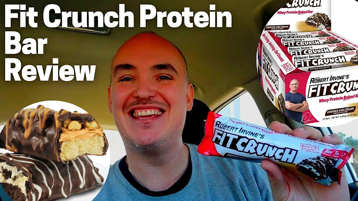 Fit crunch cookies and cream nutrition