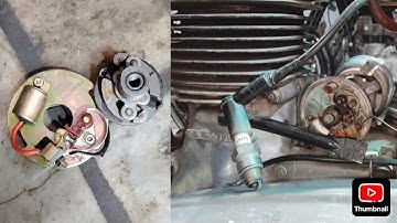 Royal Enfield Point Plate Fitting In Old Standard Bullet 2002 Model.Point Plate Settings Of Bullet