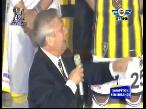 FENERBAHÇE ŞAMPİYONLUK KUTLAMASI - AZİZ YILDIRIM ÇILDIRDI VE TARAFTARA ALEX CEVABI