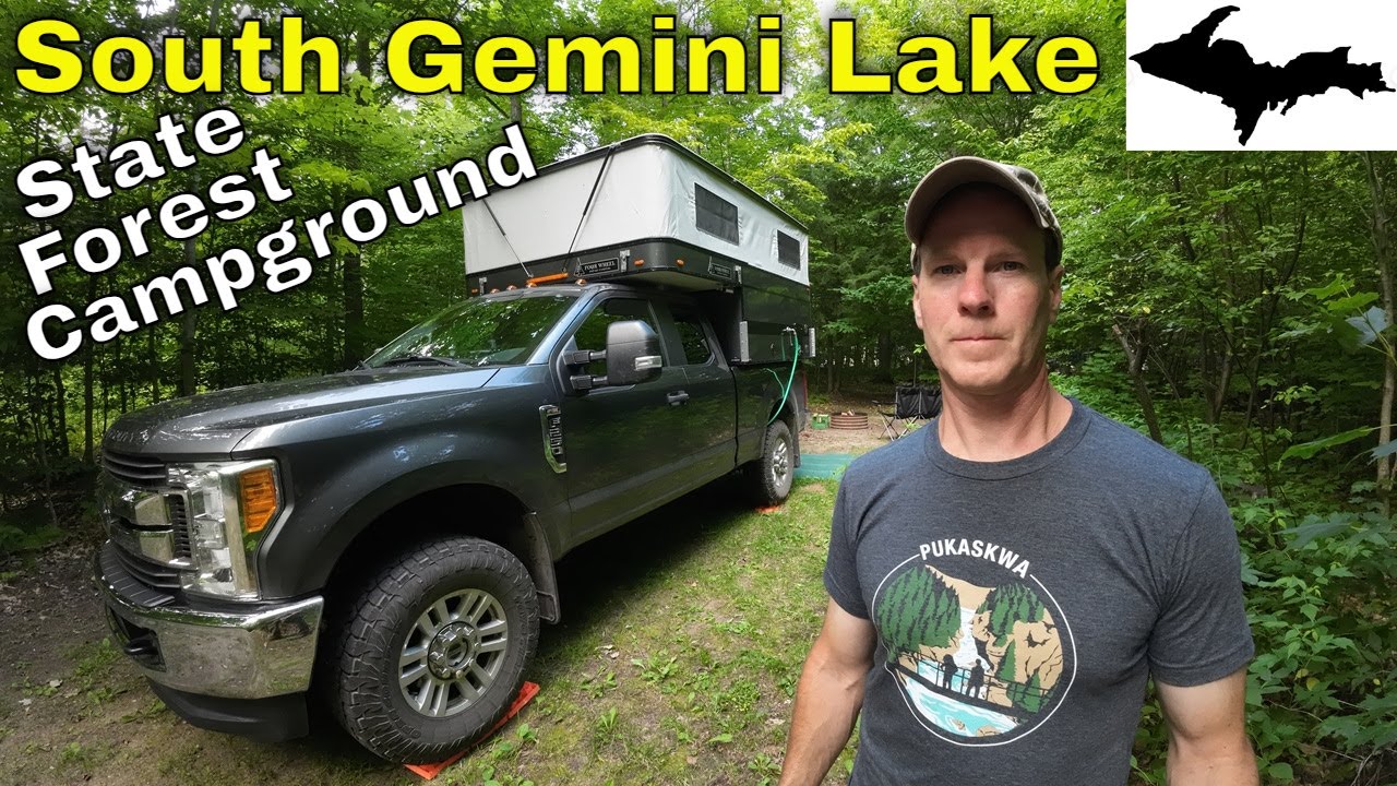 Озеро Саут-Джемини: обзор кемпинга в Мичиганском государственном лесу