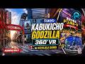 Tokyo Kabukicho Morning 360° VR | Godzilla Hotel to Kichijoji Donki