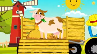 Farm animals for kids Learn animal names and sounds Cow Horse Rooster and more by My Little Star English 58,232 views 4 months ago 4 minutes, 34 seconds