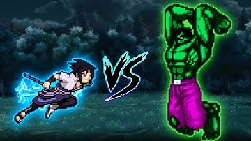 Sasuke Indra VS Hulk V2 in Jump Force Mugen