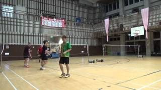 201401012FUMA Badminton Club MD子鴻+阿邦vs阿傑+登紘