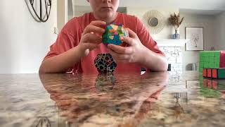 Timelapse Of Solving Rubiks Cubes