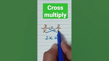 Cross Multiply Basic Maths Shorts Maths Youtube Learnwithsanjaysir Youtubeshorts 