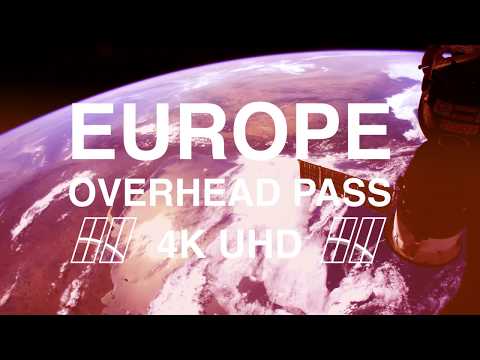 Europe from Space in 4K