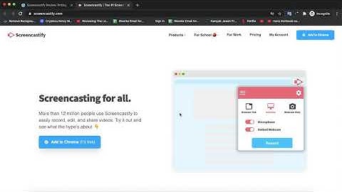 Screencastify Review Review: Pricing - Features & Alternatives