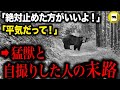 道で傷を負ったクマと遭遇した男性。友人の警告を無視して熊に近づき自撮り開始→直後襲われて…【動物を撮影した人の事故・事件5選】