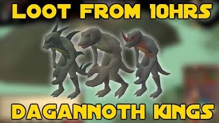 LOOT From 10hrs Of SOLO Dagannoth Kings! (We Made ABSOLUTE STANDARD)