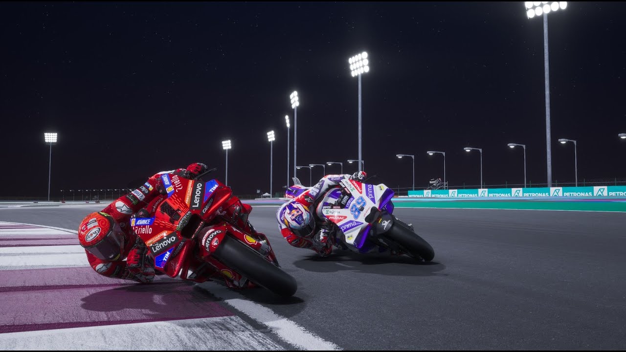 PECCO BAGNAIA VS JORGE MARTIN MOTOGP DOHA QATAR 2024 SEASONS MOD - YouTube