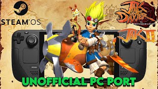 JAK AND DAXTER PC PORT Steam Deck SteamOS OpenGOAL Not Emulation #steamdeck #opengoal #jakanddaxter