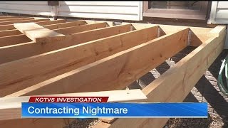Celebrity Contracting Nightmare: Couple furious after paying company to build deck they never got Wealth