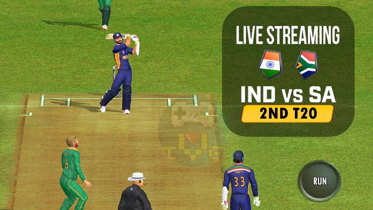 2nd T20 𝐈𝐍𝐃 𝐯 𝐒𝐀 - 𝐈𝐧𝐝𝐢𝐚 𝐯𝐬 𝐒𝐨𝐮𝐭𝐡 𝐀𝐟𝐫𝐢𝐜𝐚 - Live Match Real Cricket 22 Prediction Gameplay