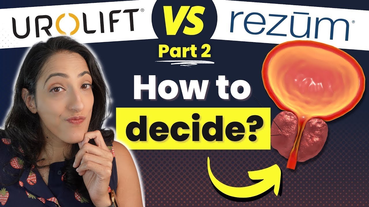 What's the difference between two gamechanging treatments for BPH