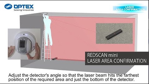 OPTEX - REDSCAN mini-RLS-2020 - Installation Guide - LASER AREA CONFIRMATION