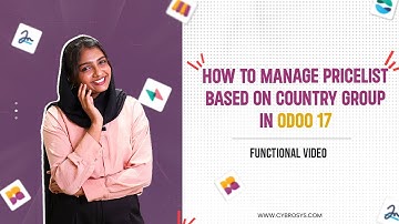 #18 How to Manage Pricelist Based on Country Group in Odoo 17 Sales | Odoo 17 Sales App Tutorials
