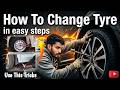 🤔How to Change🚗Car Tyre | Change Puncher Tyre Easy Steps😱 | #puncher #tyre #car #easysteps