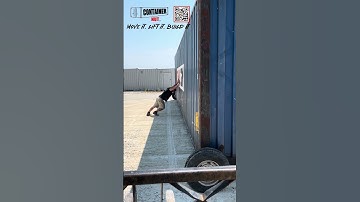 EZY WHEELS | CONTAINER NUT | LETS MOVE THE CONTAINER SIDEWAYS!