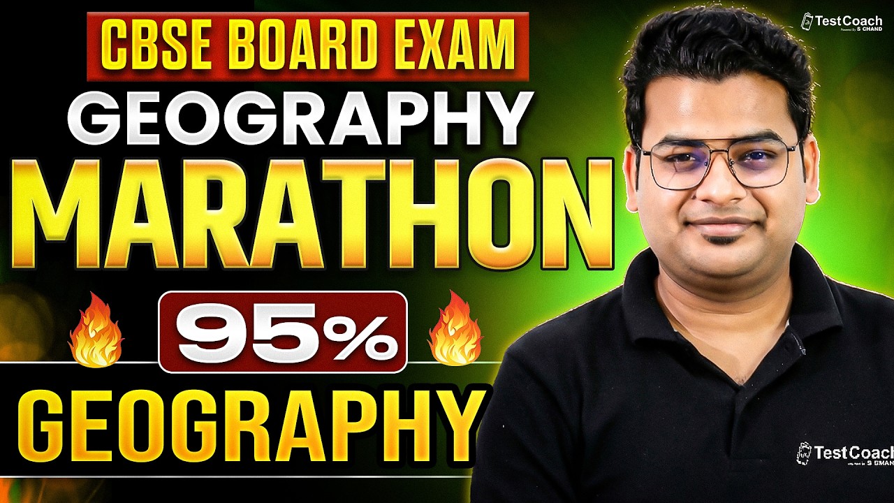Class 12 Geography Complete Marathon | Class 12 Geography Important Questions 2026 | Board Exam 2026