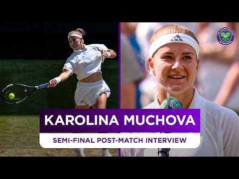 "I'm really shaking!" | Karolina Muchova | Semi-Finals Post-match Interview | Wimbledon 2026