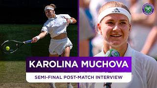 "I'm really shaking!" | Karolina Muchova | Semi-Finals Post-match Interview | Wimbledon 2026