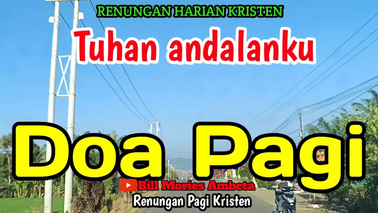 Renungan pagi - Tuhan andalanku