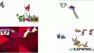 Mixels intro comparison (series 4 onward)