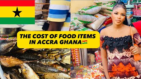 THE PRICE OF FOOD IN THE MARKET IN GHANA MADINA MARKET, ACCRA