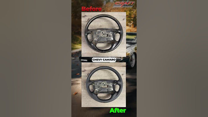 Chevy Camaro 1992 Steering Wheel New Leather