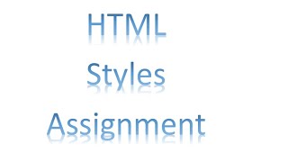 HTML Assignment4 HTML Assignment4
