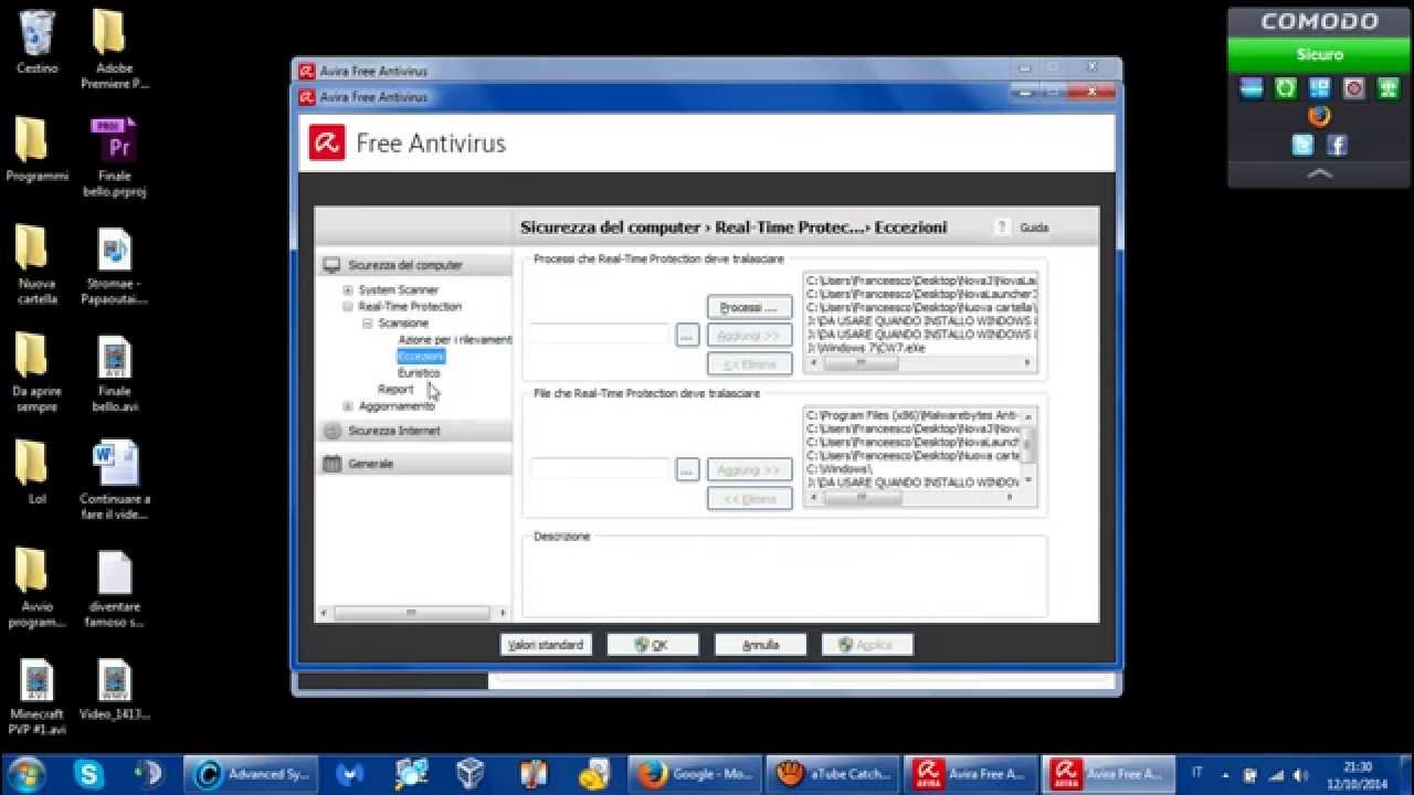 Precauzioni per non prendere virus nel pc.