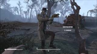Nick Valentine is floating and possessed