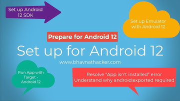 Set up Android 12: Resolve "App isn