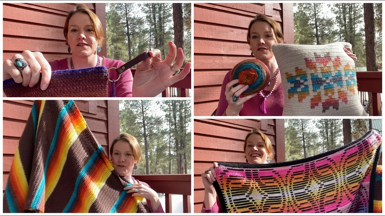 12 идей для вязания крючком из пряжи Lion Brand Mandala — декор для дома, предметы одежды и много...