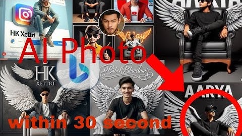 Create 3D Al images with your Face | Top 5 Bing Al viral editing | Trending Ai Portraits for Editing