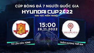 🔴TƯ LỬA CỬA TÙNG - TRẦM HƯƠNG THẾ GIA l Cup bóng đá 7 người Quốc gia Huyndai Cup 2022 l VSC-S2 screenshot 4