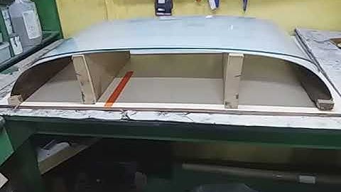 Thermoforming polycarbonate windscreen Part 1 of 3