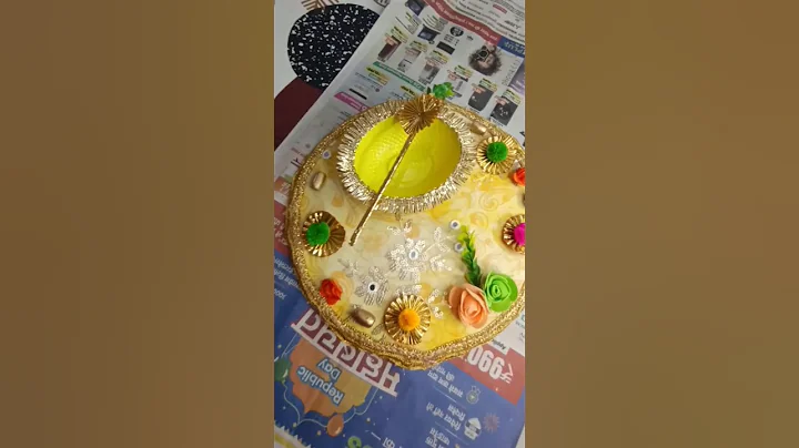 How to make haldi platter for haldi ceremony #shorts #trending #haldiceremony #haldiplatter #wedding