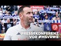 "Trotz aller Brisanz, trotz Rivalität" | Pressekonferenz | #MSVRWE | ZebraTV | 22.05.2025