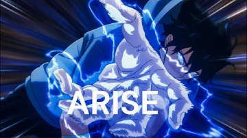 ARISE | Solo Leveling AMV – Sung Jin Woo Awakens | Fan-Made Epic Edit (Original Music by )