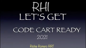 CODE CART READY 2021 RHI