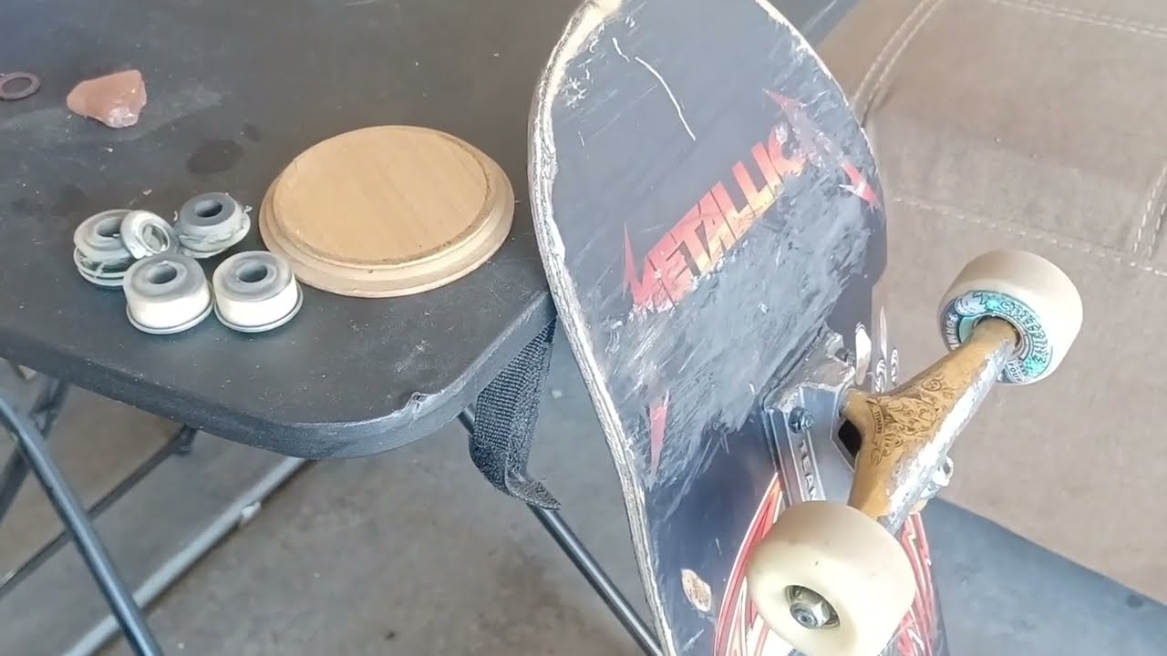 How I clean and lube my Thunder trucks and Bones REDS skateboard bearings