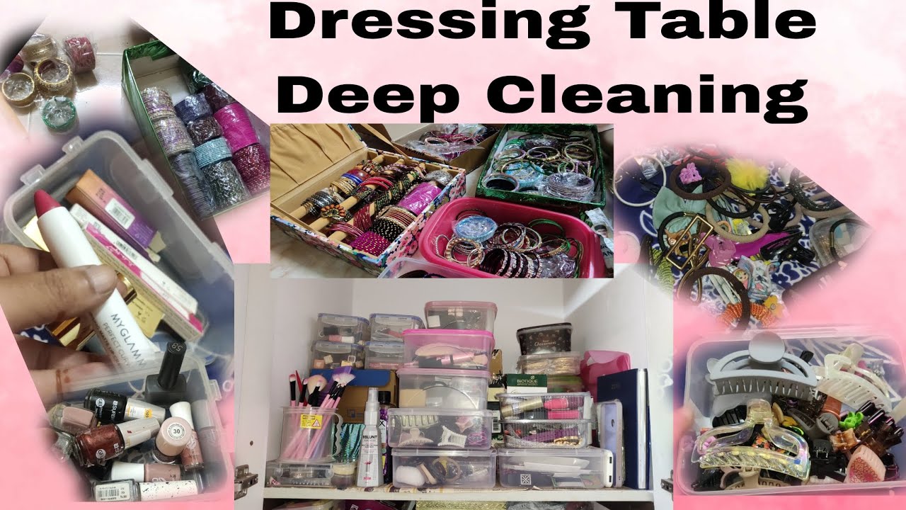Dressing Table Organising🥰/Dressing table cleaning/All my collections ...