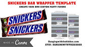 Download Free Skittles Wrapper Template Video Tutorial Custom Candy Wrapper Canva Template Youtube