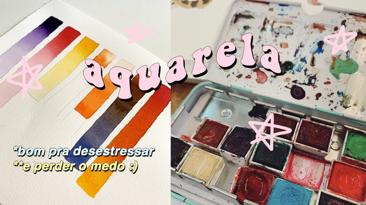 exercícios de aquarela peRRRfeitos para iniciantes