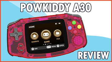 Powkiddy A30 Review - GBA style retro handheld
